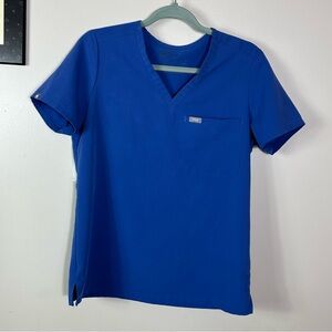 Figs Blue Women's Scrub Top